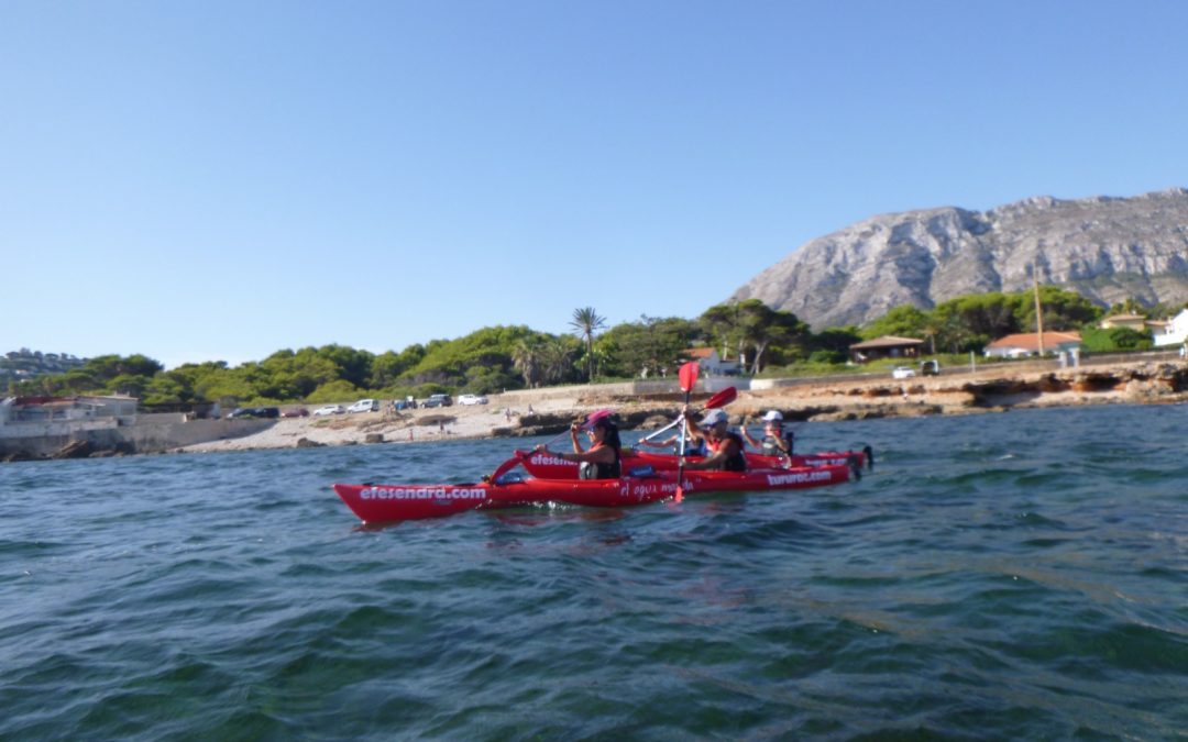 Remant pel Parc: una ruta en kayak de mar diferente
